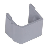 Hubbell SFBG10 Snap-Fit Keystone, Blank, Gray, 10-Piece