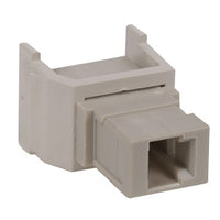 Hubbell SFMTRJI Snap-Fit Fiber Adapter, MT-RJ, Bronze