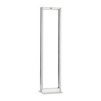 Hubbell HPW84RR19ML Rack, Relay, 84" Height, 45U, Mill Finish
