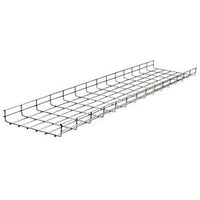 Hubbell HBT0412WHT Wire Basket Tray, Overhead, Round, 12', White