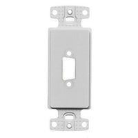Hubbell ISFB15OW Decorator Wallplate, 15-Pin / Blank Frame, Orange