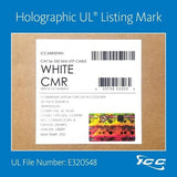 ICC ICCABR5EWH CAT5e CMR Riser 24AWG 100% Solid Pure Copper Unshielded Bulk Ethernet Cable, UTP, PoE++, 350 MHz, UL Certified, 1000' Reelex Pull Box, White