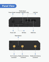 Teltonika RUT241098000 Industrial 4G LTE Cellular Router, 4G LTE Wi-Fi Router, Automatic failover, Advanced VPN, Certified by Verizon/AT&T/T-Mobile, Industrial 4G Router for North America