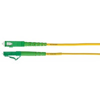 Hubbell SFHRCLCSCAS5SM Fiber Patch Cord, Rated SM, Simplex, LC to SC/APC, 5ms