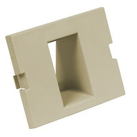 Hubbell IM1IA15EI 1-Port INFINI Module Plate, 1.5 Unit, Ivory