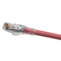 Hubbell HC6APK80 CAT6A Slim Patch Cord, Ascent, 80', Pink