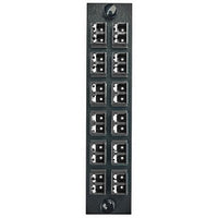Hubbell FSPNLCDS12BK Fiber Optic Patch Panel