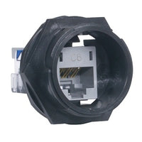 Hubbell HI6 HI-IMPACT CAT6 Universal Connector, Gray