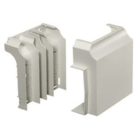 Hubbell PB3TCBCA BaseTrak Series Non-Metallic Raceway Base and Cover, 2/3 Tee Fitting