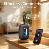 Waterproof Bluetooth 5.3 Speaker — Portable HD Sound for Shower, Pool, Beach & K