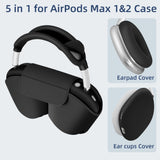 1】 Airpods Max 2/1 Smart Case Cover, (2020/2026) Sleep Mode Compatible, For Appl