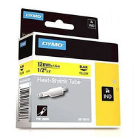 DYMO 18056 Rhino 1/2" Yellow Heat Shrink Tubes - DYMO