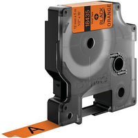 DYMO 18435 Label Maker, Orange Vinyl Label, 1/2" by 18' - DYMO
