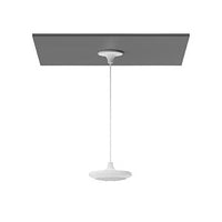 Logitech 952-000123 Ceiling Pendant Mount for Rally Mic Pod Microphones, White