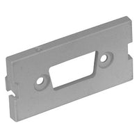 Hubbell IMBDS1GY INFINe Connector, Audio / Video Module, High-Density D-Sub Blank, 1U, Gray