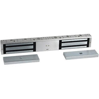 RCI 8320 MultiMag Electromagnetic Lock, Double-Door 1200 lb, Door Status Sensor and Security Condition Sensor, Brushed A