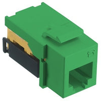 Hubbell NSJUGN 6-Position NSJ Jack, USOC, Green