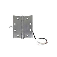 RCI 95229 Electrified Hinge, 4-1/2" x 4-1/2", Includes 6-Conductors, Stainless Steel