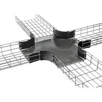 Hubbell HBTI0612 Wire Basket, Preform Radius Internal, 6"H x 12"W, Pre-Galvanized