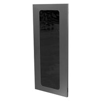 Hubbell HQKWD48 QUADCAB Series Window Door, 4', Black
