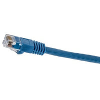 Hubbell NSC6B50 netSELECT 24/8 CAT6 Patch Cord, Slim, Snagless, PVC-CM, 50' Blue