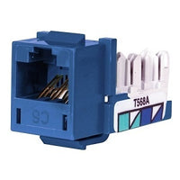 Hubbell HXJ6B XCELERATOR TIA CAT6 Component Modular Jack, Qty 1, Blue
