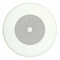 Bogen ASWG1DK 8" Self-Amplified Ceiling Speaker, Detachable Front-Mounted Volume Control Knob, Off White