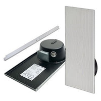 Bogen CSD1X2VRCA Drop-in Ceiling Mounted Speaker with Recessed Volume Control, Pair, Bright White