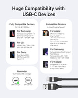 Anker USB-A to USB-C Cable (3 ft/6 ft, Upcycled-Braided)