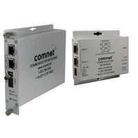 ComNet CNFE2004S1A Hardened 10/100 Media Converter, 2 RJ45 to 1 Simplex SC Singlemode Fiber