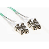 Cleerline 3DOM3LCLC02M XD Series Bend Performance Duplex Patch Cable, LC/UPC-LC/UPC, OM3, 3.0 mm Riser, Aqua, (2m) 6.6'