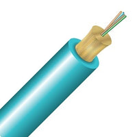 Cleerline 4D50125MOM3P-B SFF Micro-Distribution Cable LT, 4 Strand, Plenum I/O, 50/125, OM3, Aqua, Cut to Order