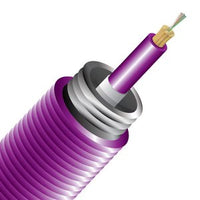 Cleerline 6IAD50125MOM4P-B 6 Strand SSF Interlocking Armored Micro-Distribution LT, Plenum, 50/125, OM4, 1'