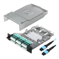 Cleerline CTG-MTLC2X12-MM-AF HD MTP Elite 24-Fiber Cassette, MM(OM4), 2x12F MTP Male to 24 Quad LC/UPC, Type AF