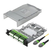 Cleerline CTG-MTLC2X12-SMA-B1 HD MTP Elite 24-Fiber Cassette, SM(OS2), 2x12F MTP Male to 24 Quad LC/APC, Type B1
