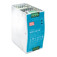 Cleerline SSF-DIN-48V240W-PS Industrial Power Supply 240W, AC 88-132VAC /176-264VAC, DC 48V Output 2.5A, DIN rail mountable