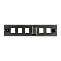 Cleerline SSF-06BLANK Adapter Plate, 6-Blank Openings, (Holds 6 SC Simplex or 6 LC Duplex Adapters)