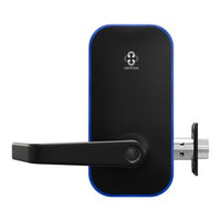 Centrios CEB100-AU-BSP-LC-CE234S-497 Cylindrical Lock, Less Cylinder, Augusta Lever, 2 3/4" Backset, Black Suede