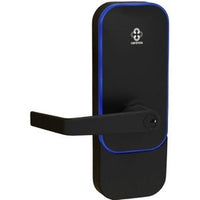 Centrios CEE100-AU-BSP-PARA Exit Trim with Push Bar Monitoring Sensor, Augusta, PARA, Black Suede Powdercoat