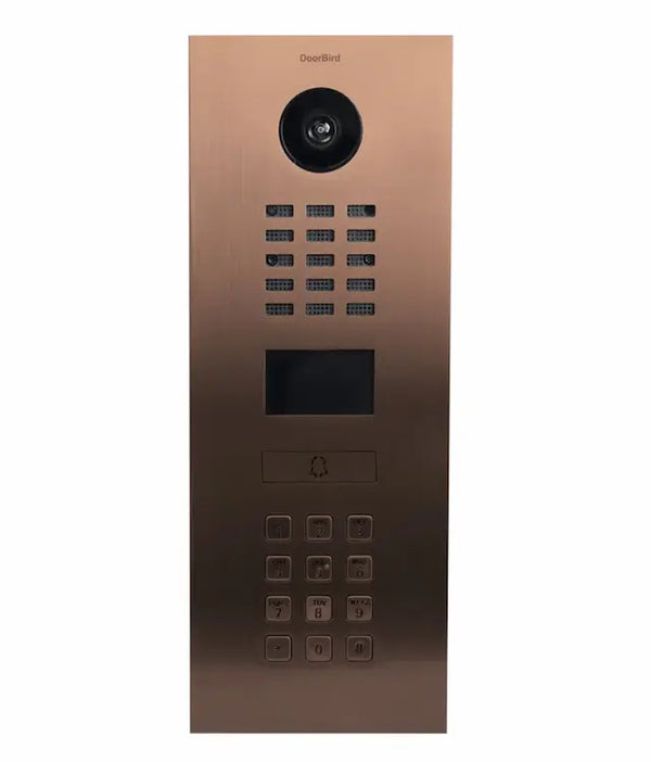 DoorBird D2101KV-V2A IP Intercom Video Door Station Bronze Finish