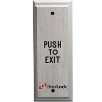 DynaLock 6800 Request to Exit Device, Pushplate Narrow 1-60 Sec Ptd Spdt