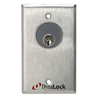 DynaLock 7004-US32D 7004 7000 Series Key Switch, Momentary, (2) SPDT