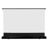 Elite Screens FTE122H3 Kestrel Tab-Tension 3 Series Electric Floor-Rising Projection Screen, CineWhite Screen Material, 122", Matte White