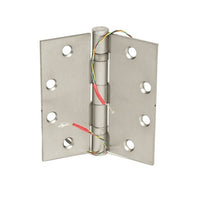 Command Access ETH4W4550 626 CH-BB79 4-Wire Energy Transfer Hinge, 4-1/2" x 5", 5 Knuckle Standard Weight, 26AWG, Satin Chromium Plated