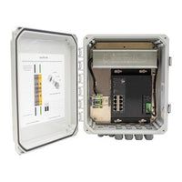 EtherWAN EASYPOE8B-PMT 8-Port 10/100/1000BASE-T PoE + 2-Port 1000BASE SFP with Pole Mount Kit