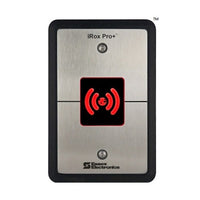 Essex IRXPO-2S-LRB iRox Pro Single Gang Dual Frequency Reader with 13.56 MHz and 125 kHz multiCLASS SE/OSDP, Stainless Faceplate with Ligature Resistant Bezel