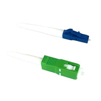 LCU-OM3-09-10 LC Splice-on Connectors, 900 um, Aqua Housing/White Boot, 10-Pack