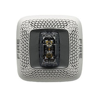 Gentex GSSW Speaker / Strobe with Selectable Candela LED Strobe and Universal Mount, Red Lens, White Body