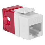 ICC IC107F6TWH CAT6 Keystone Jack, 10-Pack, White