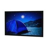 Da-Lite 28847V Parallax Fixed Frame Projection Screen, Wall Mounted Screen with Beveled Frame, 16:9 HDTV Parallax 0.8, 110" Screen, TAA Compliant